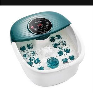maxKare Foot Spa Massager With Full  Roller Heat And Bubbles